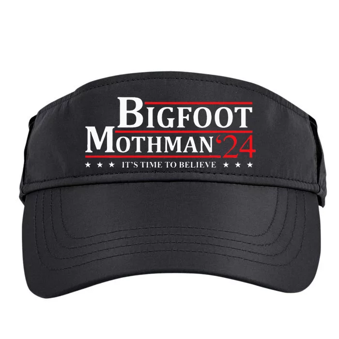 Bigfoot Mothman President 2024 Election Campaign Adult Drive Performance Visor