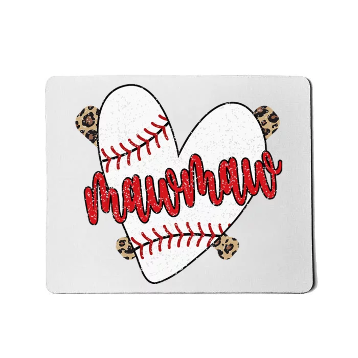 Baseball Mawmaw Proud Baseball Player Mawmaw Mousepad