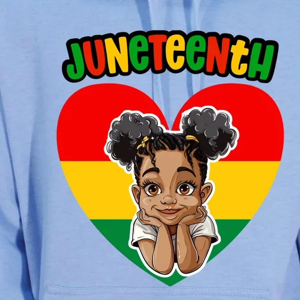 Black Melanin Princess Black History Junenth 1865 Gift Unisex Surf Hoodie