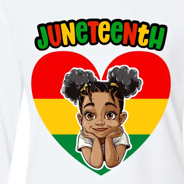 Black Melanin Princess Black History Junenth 1865 Gift Womens Cotton Relaxed Long Sleeve T-Shirt