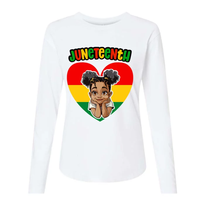 Black Melanin Princess Black History Junenth 1865 Gift Womens Cotton Relaxed Long Sleeve T-Shirt