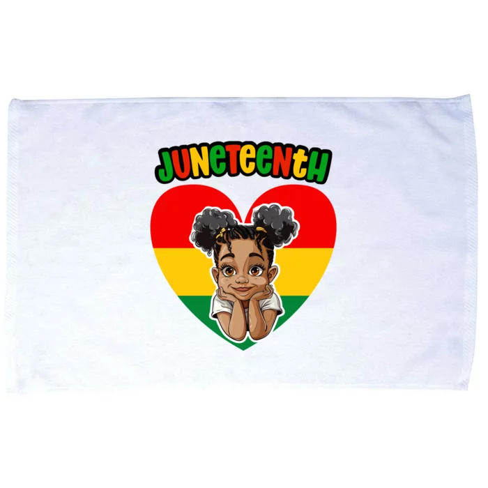 Black Melanin Princess Black History Junenth 1865 Gift Microfiber Hand Towel