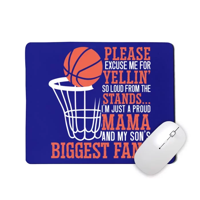 Basketball Mama Player Hoop Junkie Mothers Day Mom Gift Mousepad