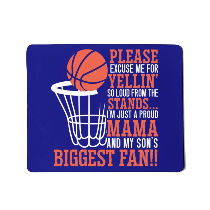 Basketball Mama Player Hoop Junkie Mothers Day Mom Gift Mousepad