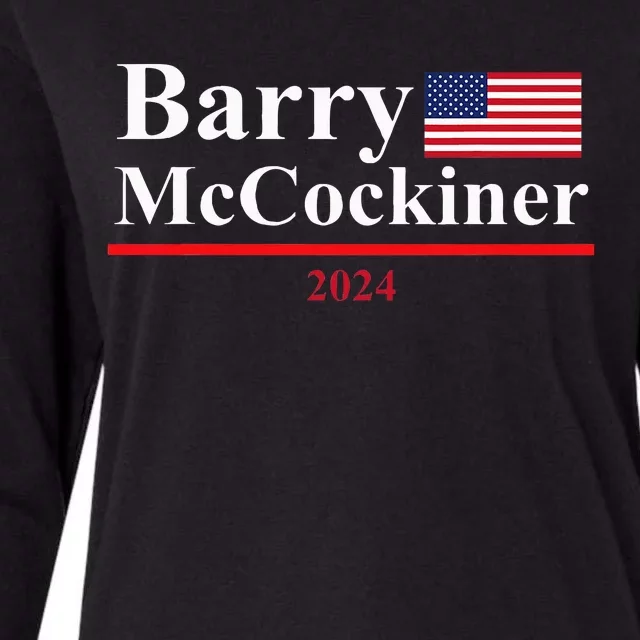 Barry Mccockiner Presidential Election 2024 Womens Cotton Relaxed Long Sleeve T-Shirt