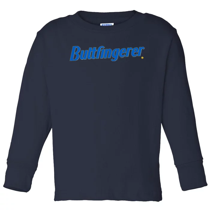 Buttfingerer Meme Parody Toddler Long Sleeve Shirt