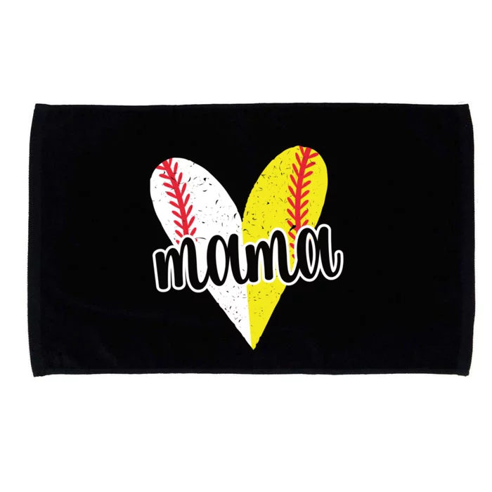 Baller Mama Proud Softball Baseball Player Ball Mom Meaningful Gift Microfiber Hand Towel