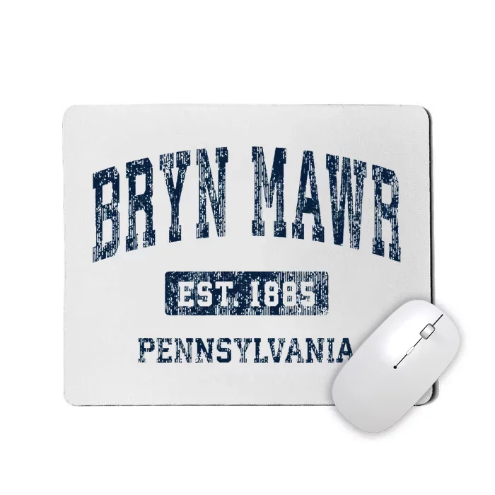 Bryn Mawr Pennsylvania Pa Vintage Athletic Sports Design Mousepad