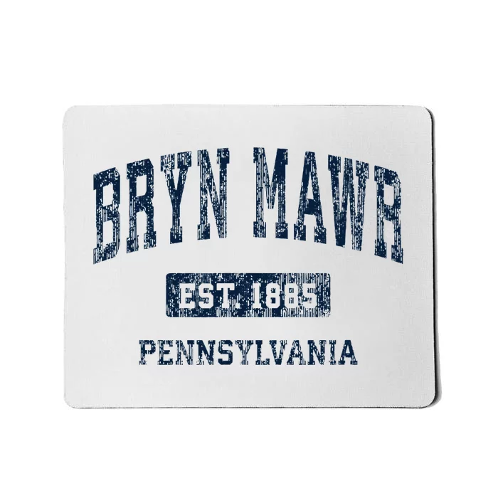 Bryn Mawr Pennsylvania Pa Vintage Athletic Sports Design Mousepad