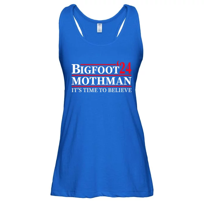 Bigfoot Mothman President Election 2024 Campaign Ladies Essential Flowy Tank