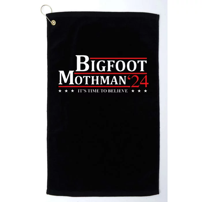 Bigfoot Mothman President 2024 Election Campaign Platinum Collection Golf Towel