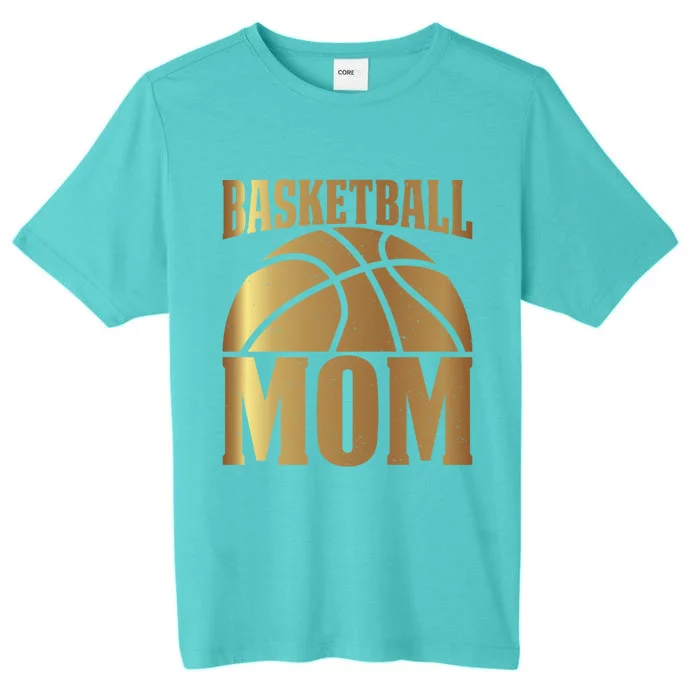 Basketball Mom Player Coach Sports Lover Graphic Funny Gift ChromaSoft Performance T-Shirt