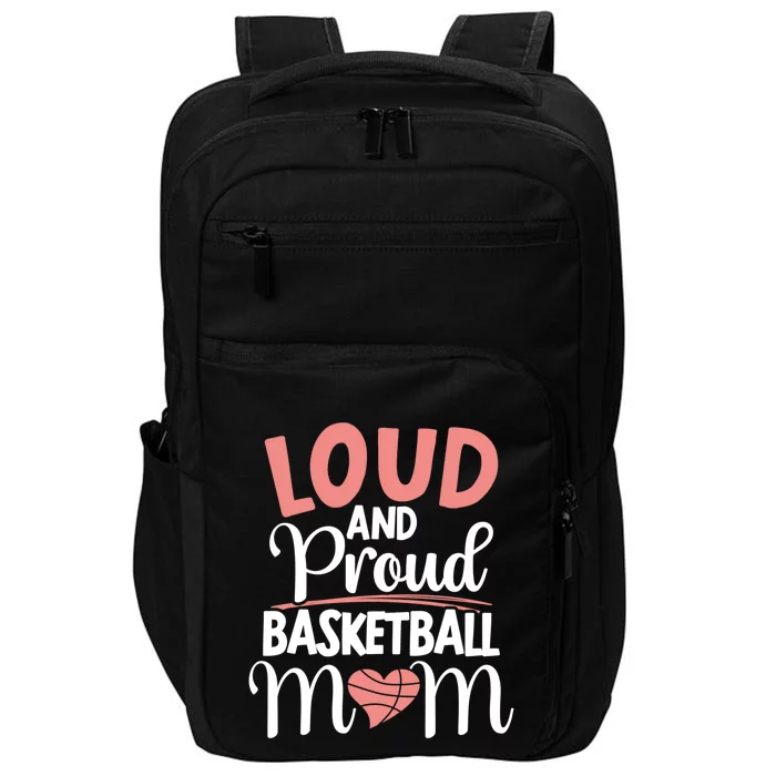 Basketball Mom Player Hoop Junkie Mothers Day Mama Cute Gift Impact Tech Backpack