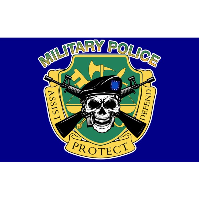 Badgiftass Military Police Skull Gift Bumper Sticker