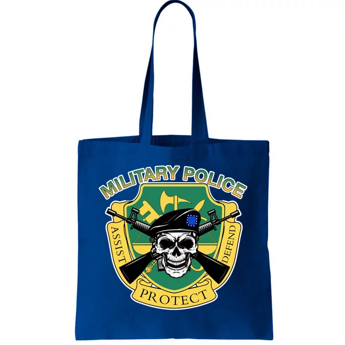 Badgiftass Military Police Skull Gift Tote Bag