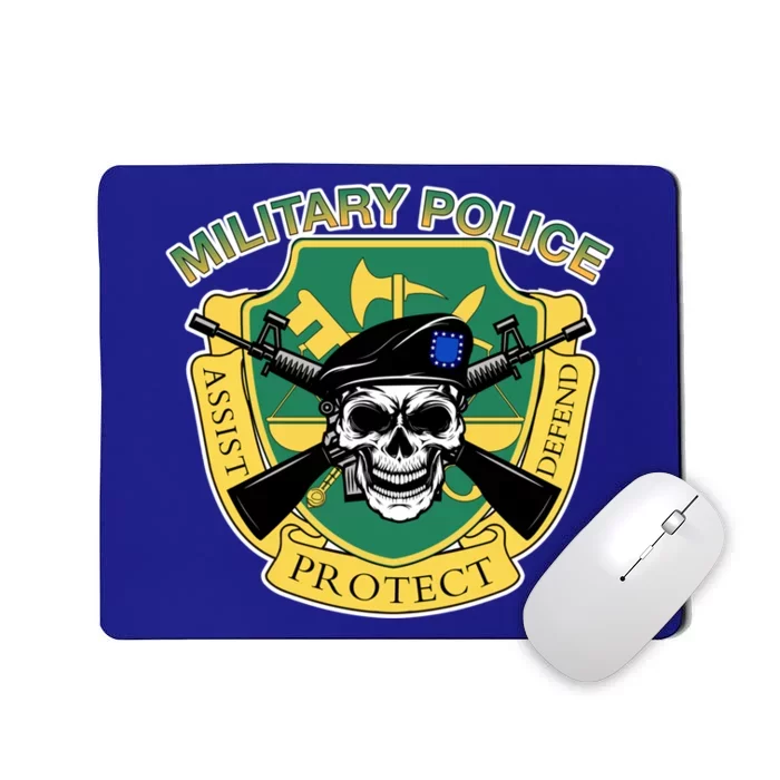 Badgiftass Military Police Skull Gift Mousepad