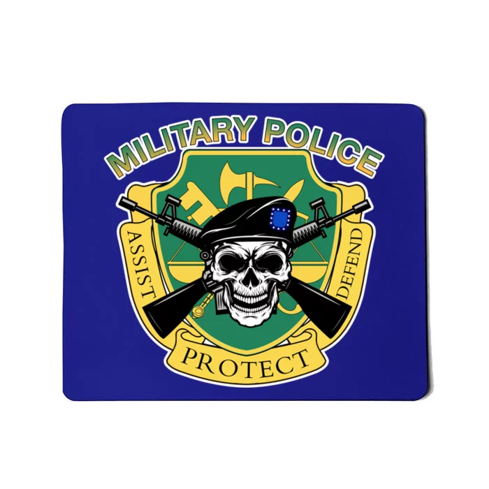 Badgiftass Military Police Skull Gift Mousepad