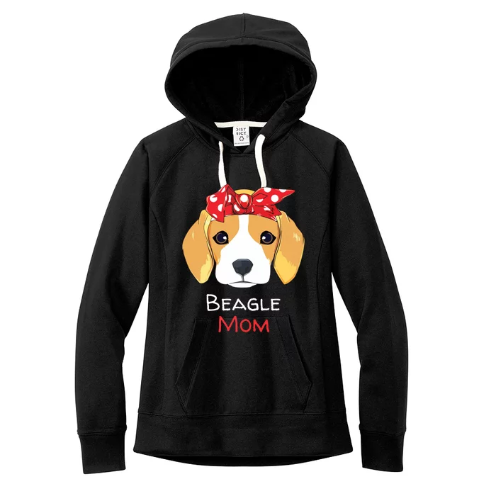 Beagle Mom Proud Owner Women Women's Fleece Hoodie