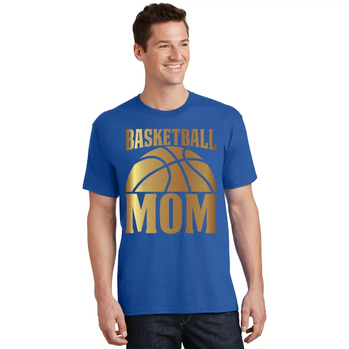 Basketball Mom Player Coach Sports Lover Graphic Funny Gift T-Shirt