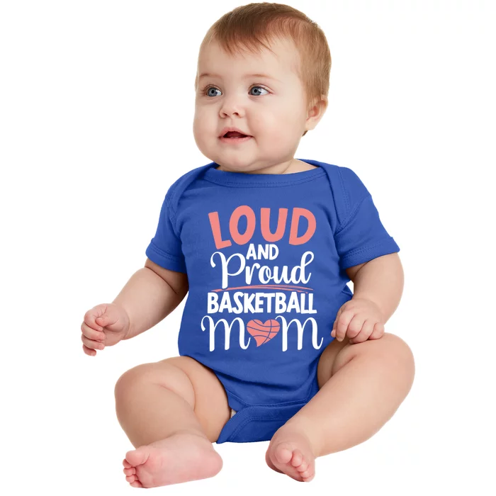 Basketball Mom Player Hoop Junkie Mothers Day Mama Cool Gift Baby Bodysuit