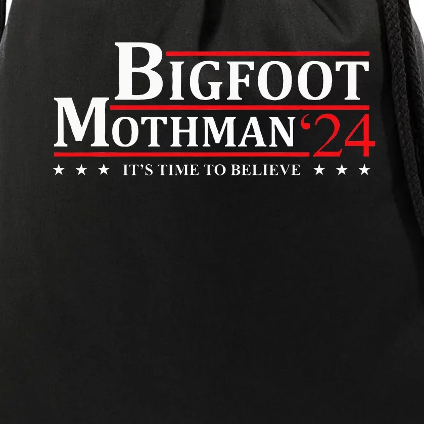 Bigfoot Mothman President 2024 Election Campaign Drawstring Bag