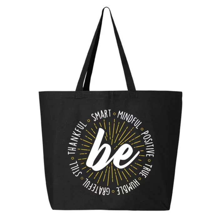 Be Motivational Quote Inspiration Positive Saying Life Slogan 25L Jumbo Tote