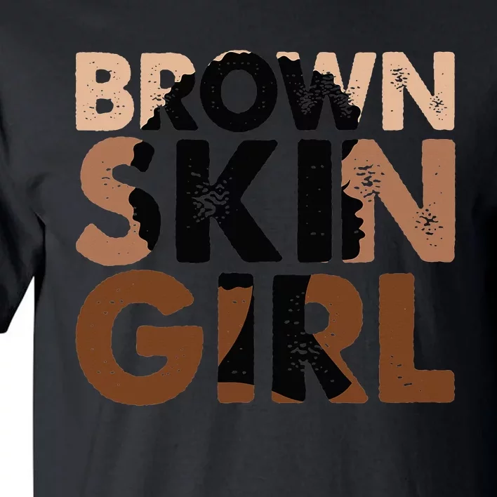 Black Melanin Queen Magic Brown Skin Juneteenth Tall T-Shirt