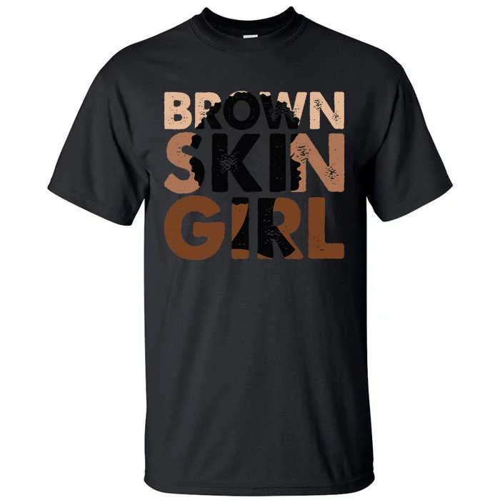 Black Melanin Queen Magic Brown Skin Juneteenth Tall T-Shirt