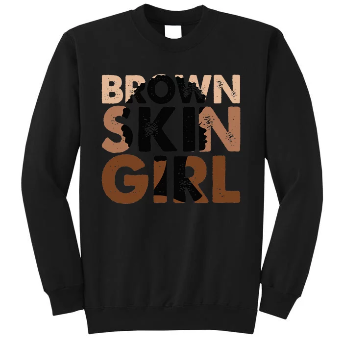 Black Melanin Queen Magic Brown Skin Juneteenth Tall Sweatshirt