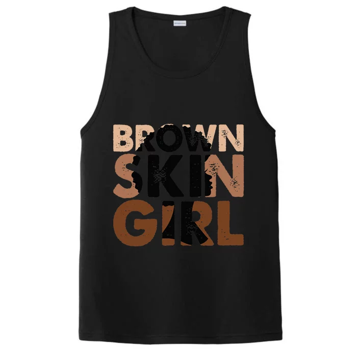 Black Melanin Queen Magic Brown Skin Juneteenth Performance Tank