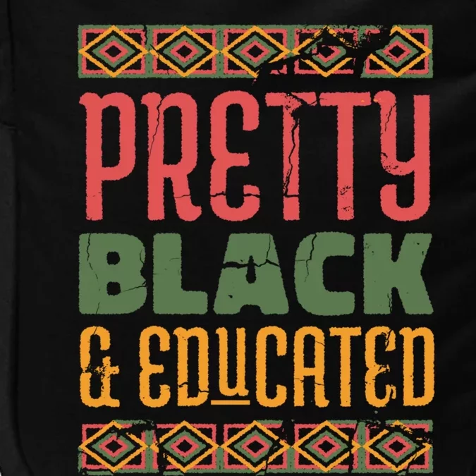 Black Melanin Queen Degree Graduation Pretty Black Educated Meaningful Gift Impact Tech Backpack