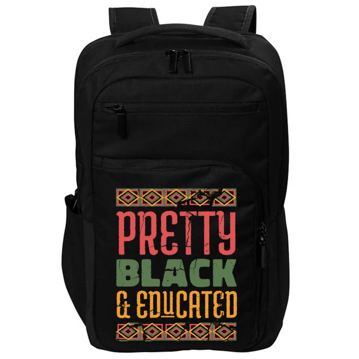 Black Melanin Queen Degree Graduation Pretty Black Educated Meaningful Gift Impact Tech Backpack