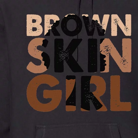 Black Melanin Queen Magic Brown Skin Juneteenth Premium Hoodie