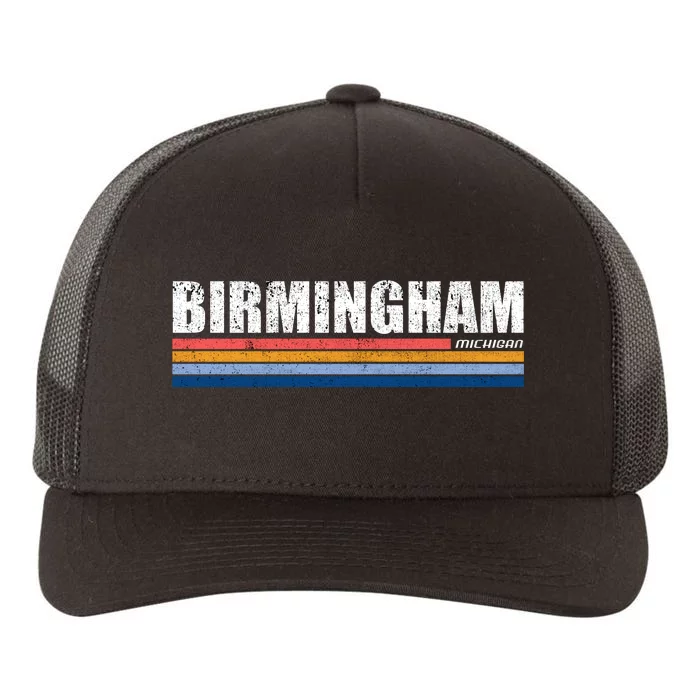 Birmingham Michigan Retro Yupoong Adult 5-Panel Trucker Hat