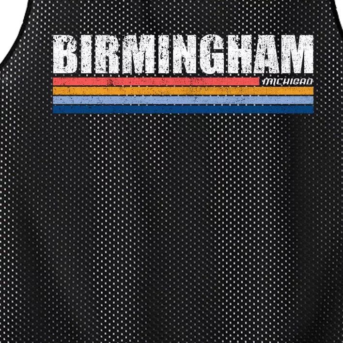 Birmingham Michigan Retro Mesh Reversible Basketball Jersey Tank