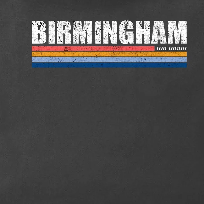 Birmingham Michigan Retro Zip Tote Bag