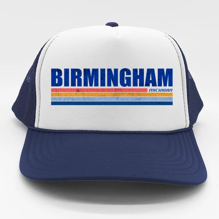 Birmingham Michigan Retro Trucker Hat