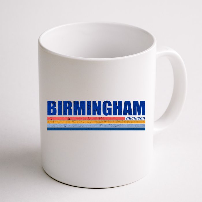 Birmingham Michigan Retro Front & Back Coffee Mug