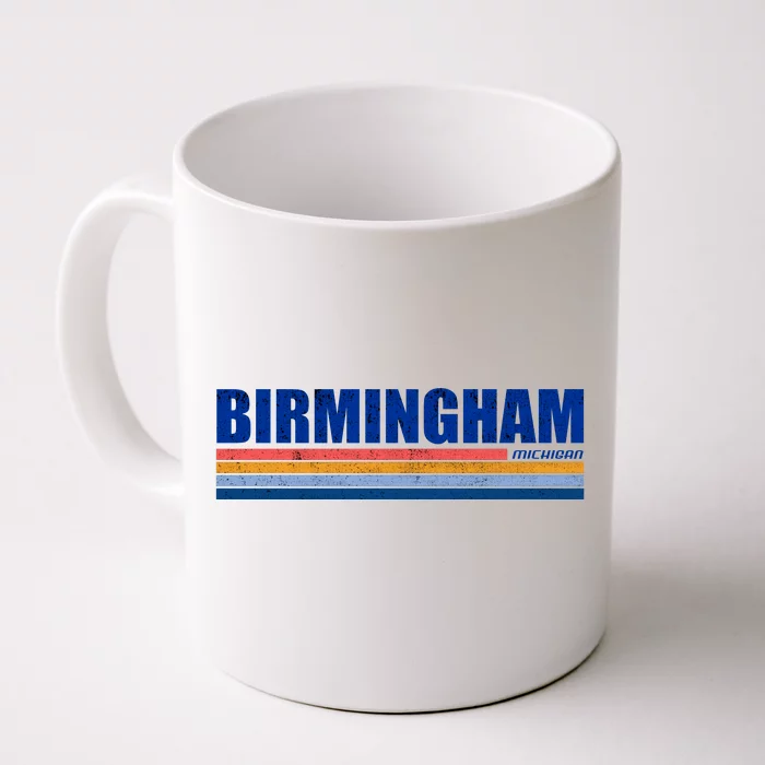 Birmingham Michigan Retro Front & Back Coffee Mug