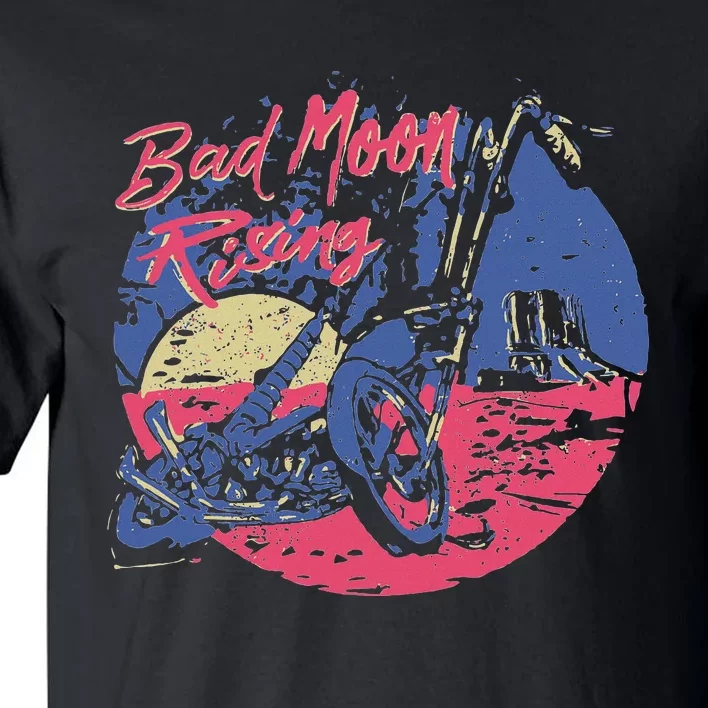 Bad Moon Rising Moon Tall T-Shirt