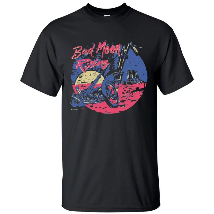 Bad Moon Rising Moon Tall T-Shirt