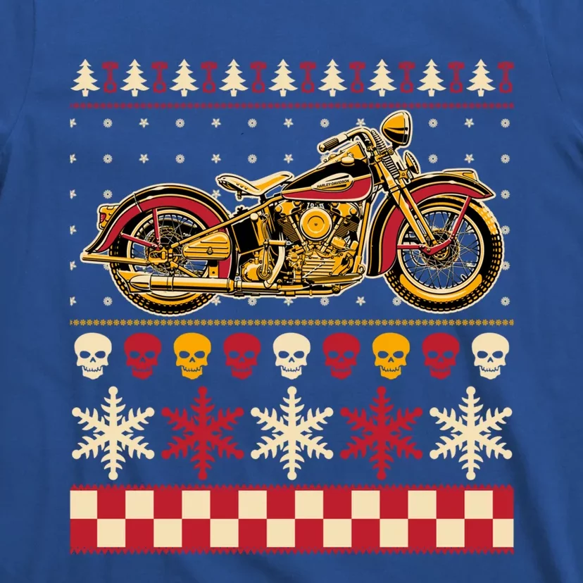 Biker Motorcycle Rider Style Ugly Sweater Gift T-Shirt