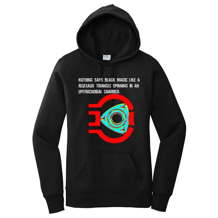 Black Magic Rotary Engine Women's Pullover Hoodie