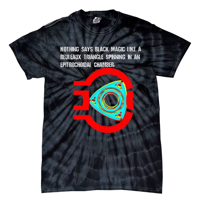 Black Magic Rotary Engine Tie-Dye T-Shirt