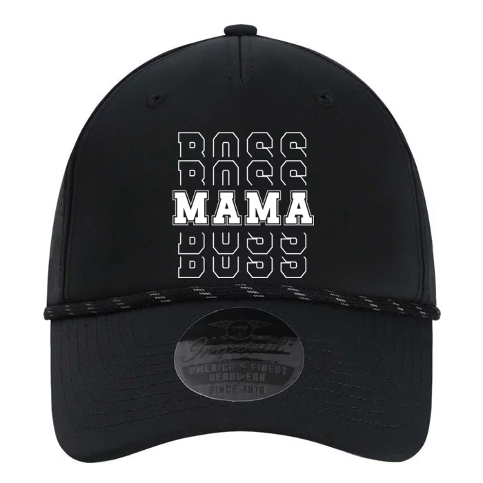 Boss Mama Retro Mom Gift Performance The Dyno Cap