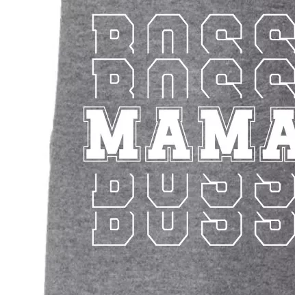 Boss Mama Retro Mom Gift Doggie 3-End Fleece Hoodie