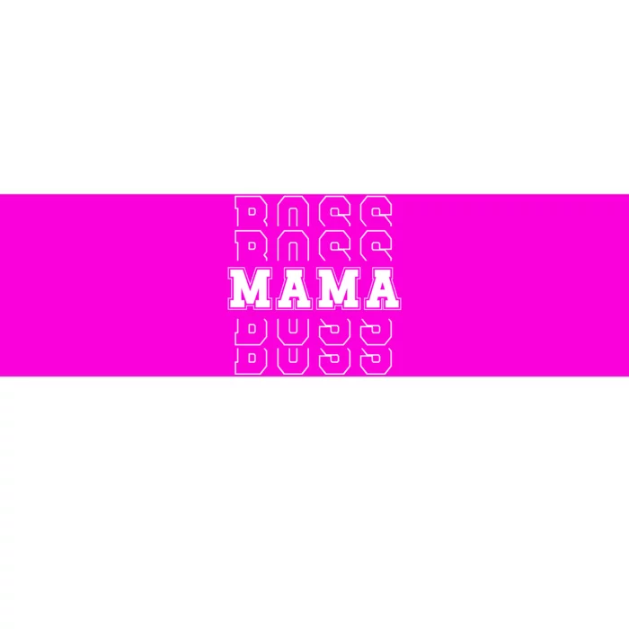 Boss Mama Retro Mom Gift Bumper Sticker