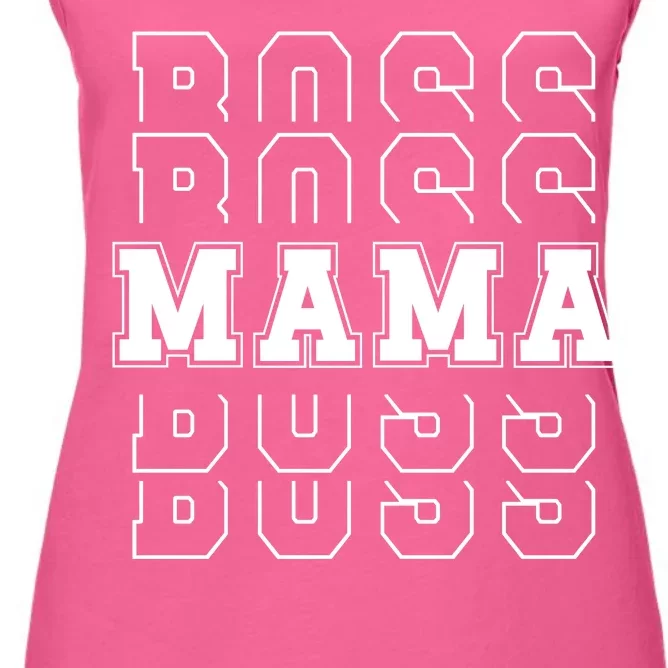 Boss Mama Retro Mom Gift Women's Racerback Tank