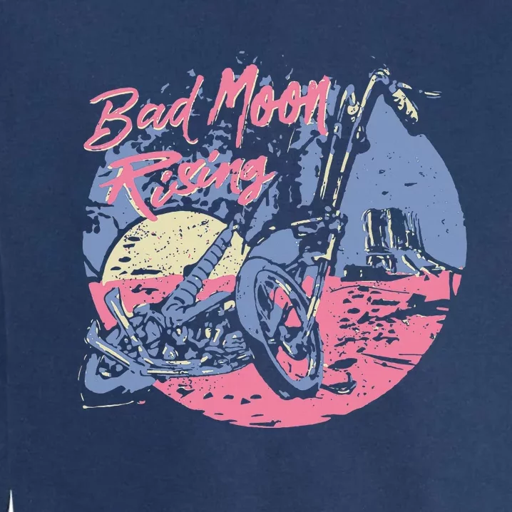 Bad Moon Rising Moon Garment-Dyed Sweatshirt