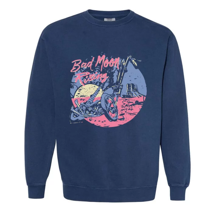 Bad Moon Rising Moon Garment-Dyed Sweatshirt